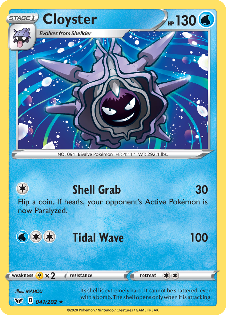 Cloyster (041/202) [Sword & Shield: Base Set] | Fandemonia Ltd