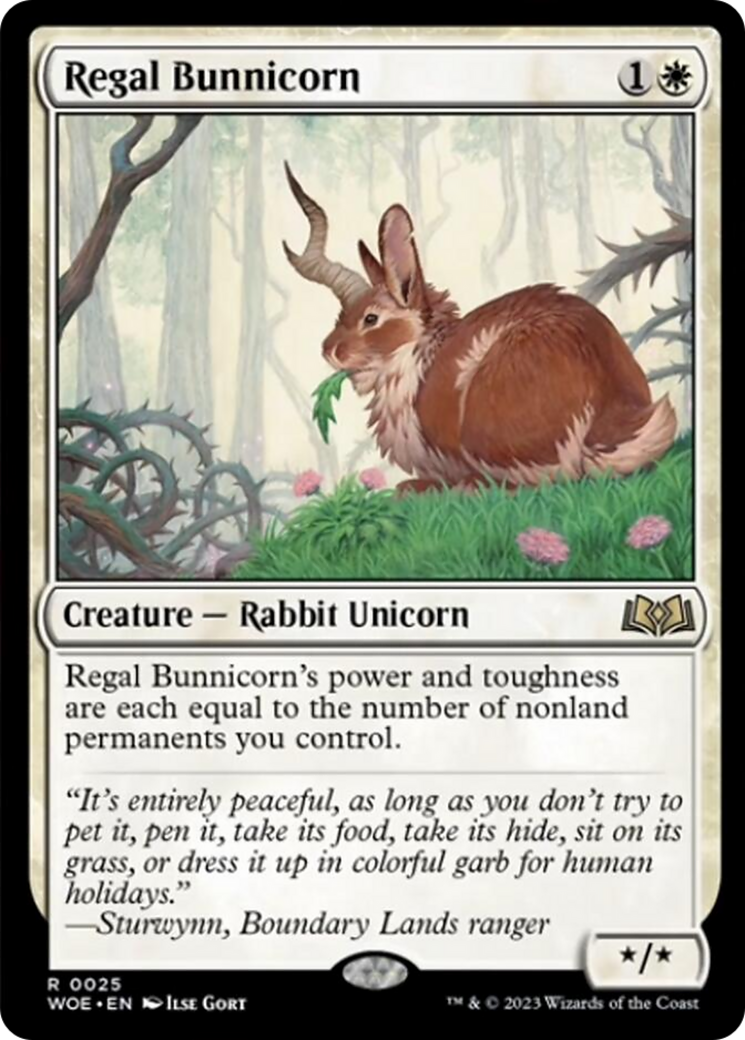 Regal Bunnicorn [Wilds of Eldraine] | Fandemonia Ltd