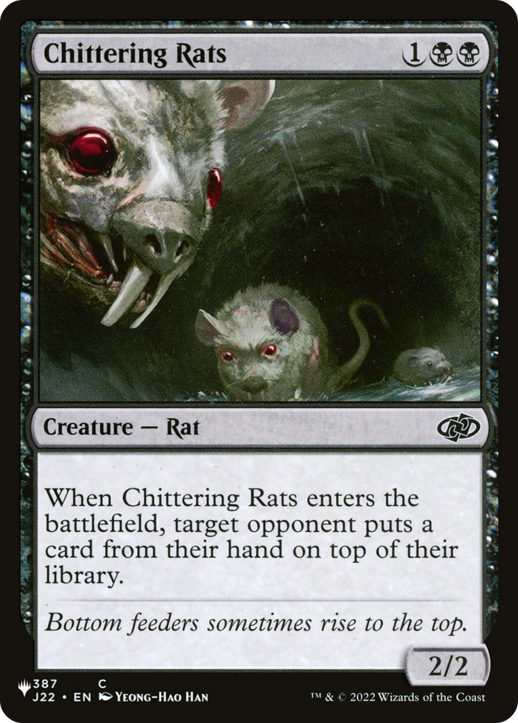 Chittering Rats [The List] | Fandemonia Ltd