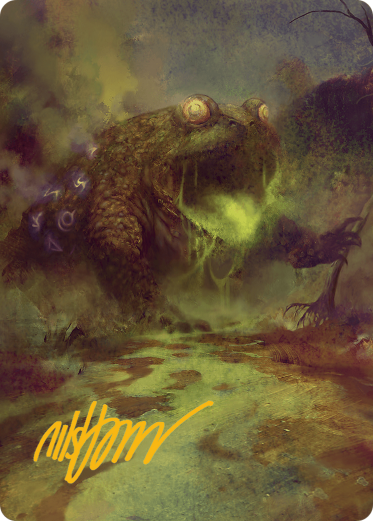 The Gitrog Monster Art Card (Gold-Stamped Signature) [Bloomburrow Art Series] | Fandemonia Ltd