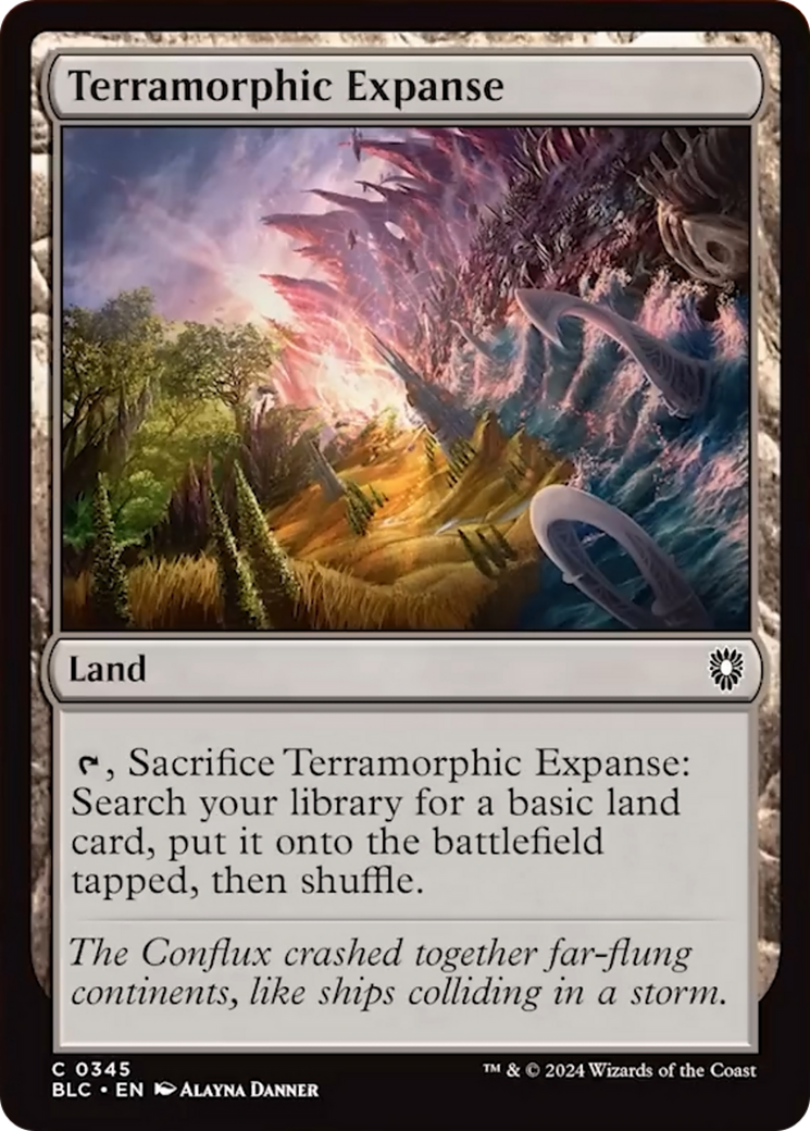 Terramorphic Expanse [Bloomburrow Commander] | Fandemonia Ltd