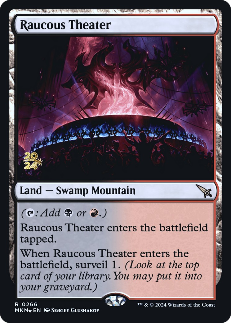 Raucous Theater [Murders at Karlov Manor Prerelease Promos] | Fandemonia Ltd