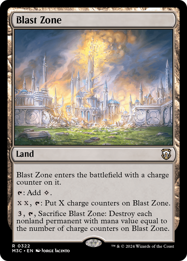 Blast Zone (Ripple Foil) [Modern Horizons 3 Commander] | Fandemonia Ltd