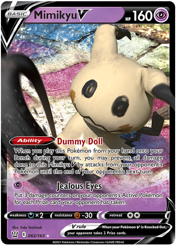 Mimikyu V (062/163) [Sword & Shield: Battle Styles] | Fandemonia Ltd