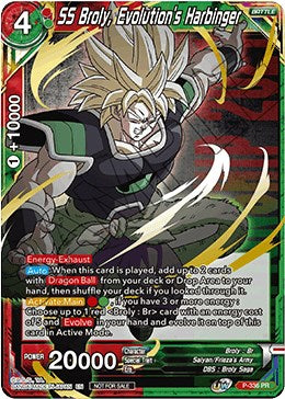 SS Broly, Evolution's Harbinger (Gold Stamped) (P-336) [Tournament Promotion Cards] | Fandemonia Ltd