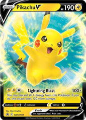 Pikachu V (SWSH198) [Sword & Shield: Black Star Promos] | Fandemonia Ltd