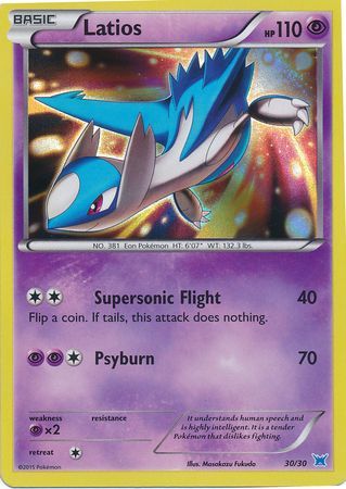 Latios (30/30) [XY: Trainer Kit 2 - Latios] | Fandemonia Ltd