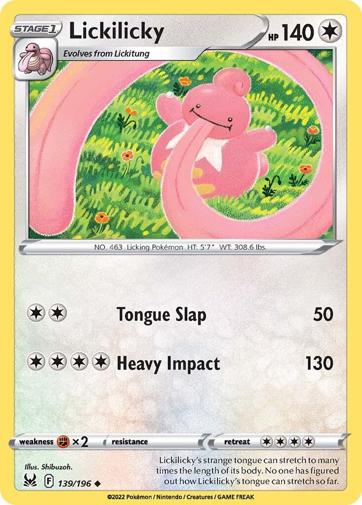 Lickilicky (139/196) [Sword & Shield: Lost Origin] | Fandemonia Ltd