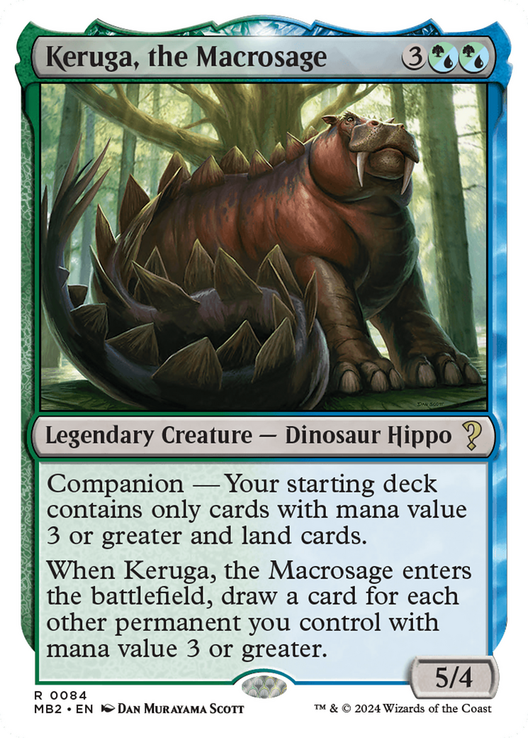 Keruga, the Macrosage (White Border) [Mystery Booster 2] | Fandemonia Ltd