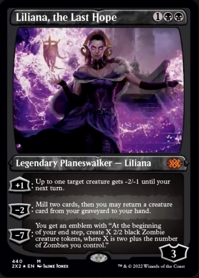 Liliana, the Last Hope (Foil Etched) [Double Masters 2022] | Fandemonia Ltd