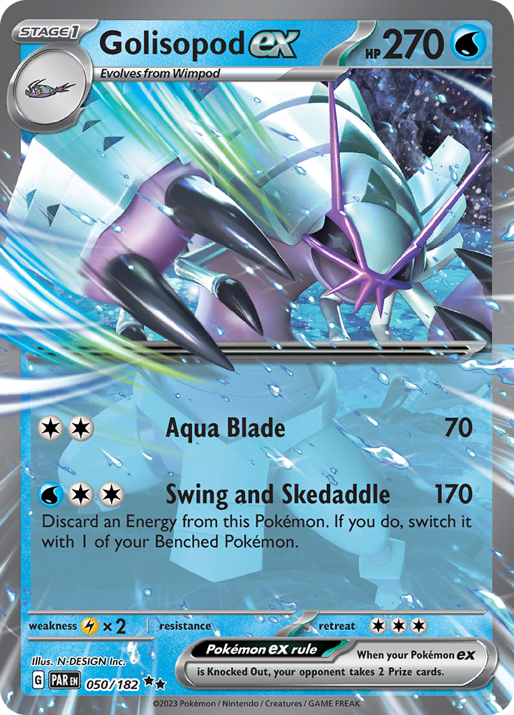 Golisopod ex (050/182) [Scarlet & Violet: Paradox Rift] | Fandemonia Ltd