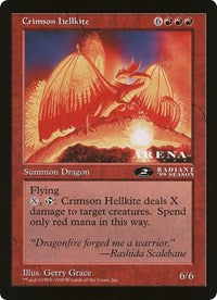 Crimson Hellkite (Oversized) [Oversize Cards] | Fandemonia Ltd