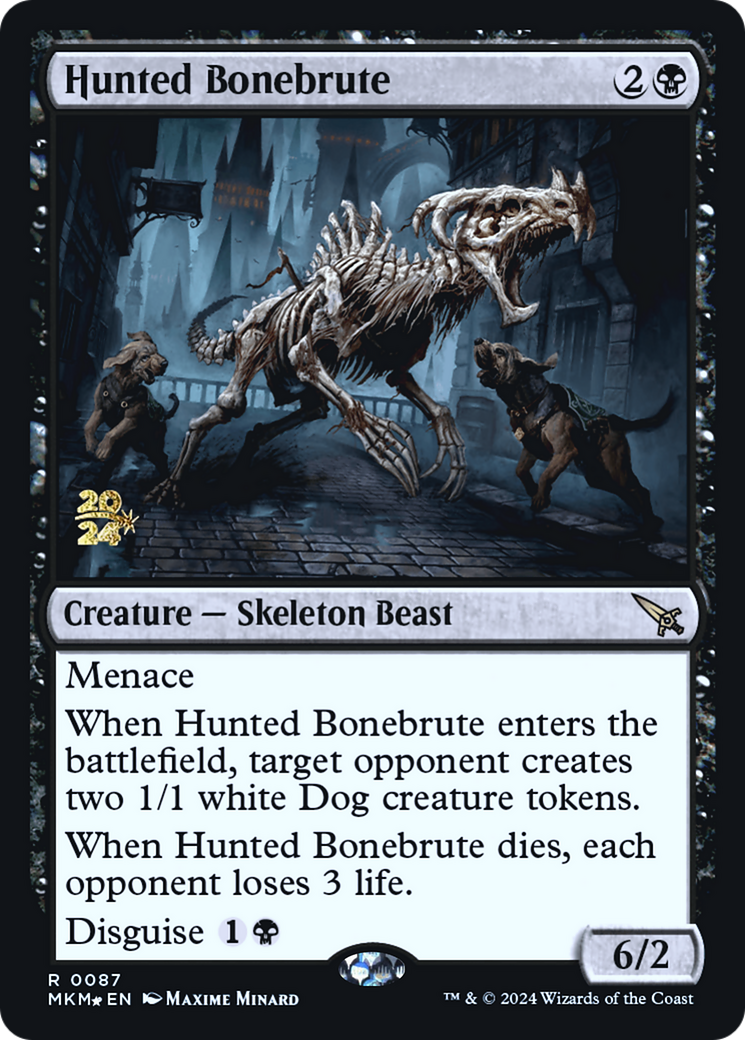 Hunted Bonebrute [Murders at Karlov Manor Prerelease Promos] | Fandemonia Ltd