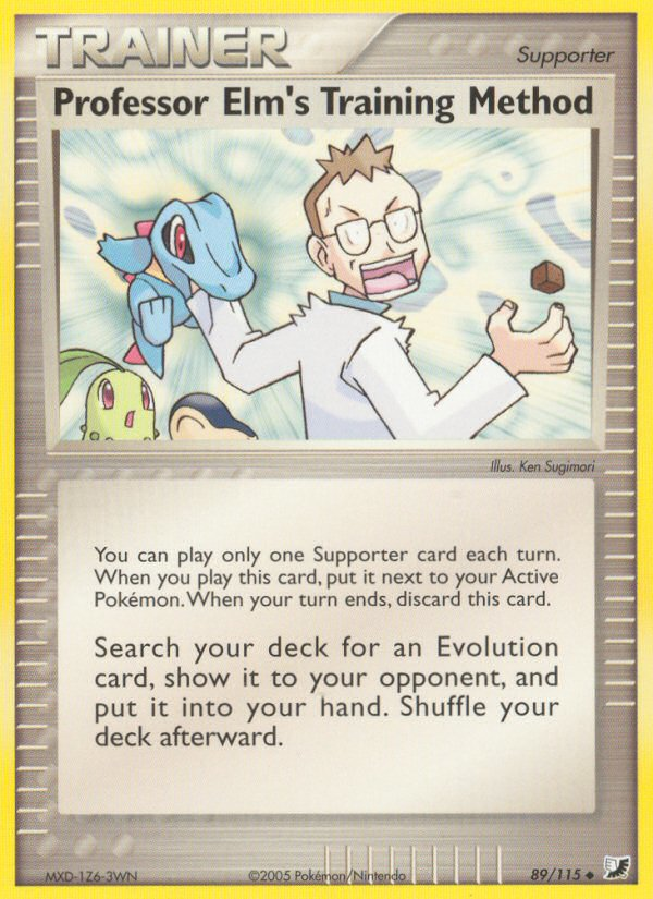 Professor Elm's Training Method (89/115) [EX: Unseen Forces] | Fandemonia Ltd