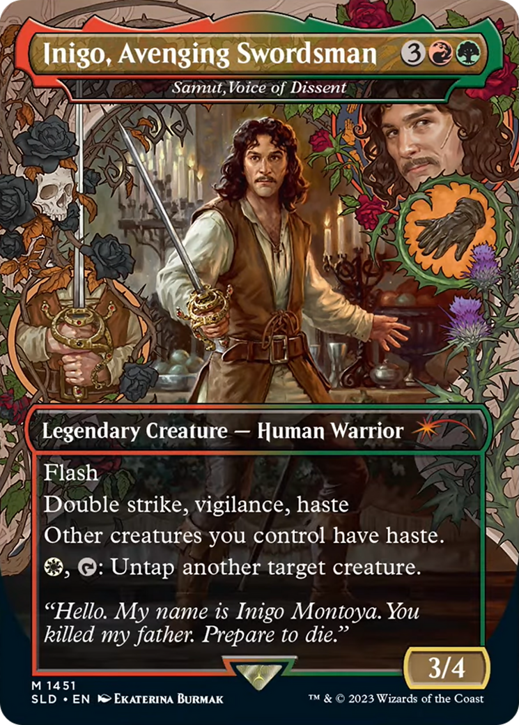 Inigo, Avenging Swordsman - Samut, Voice of Dissent [Secret Lair Drop Series] | Fandemonia Ltd