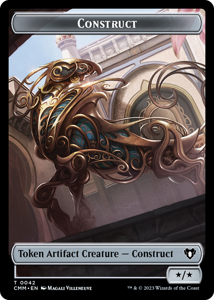 Eldrazi Spawn // Construct (0042) Double-Sided Token [Commander Masters Tokens] | Fandemonia Ltd