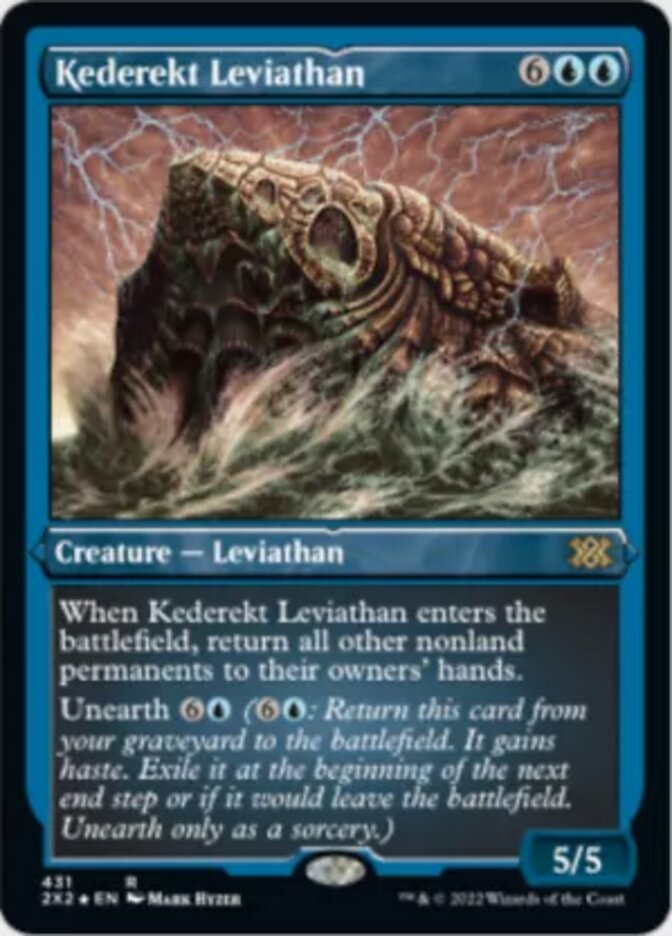 Kederekt Leviathan (Foil Etched) [Double Masters 2022] | Fandemonia Ltd