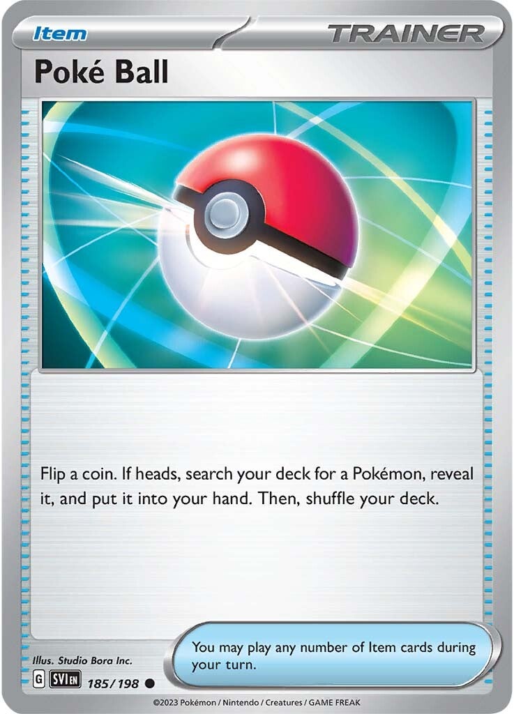 Poke Ball (185/198) [Scarlet & Violet: Base Set] | Fandemonia Ltd