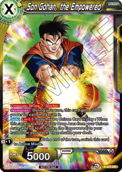 Son Gohan, the Empowered (P-377) [Promotion Cards] | Fandemonia Ltd