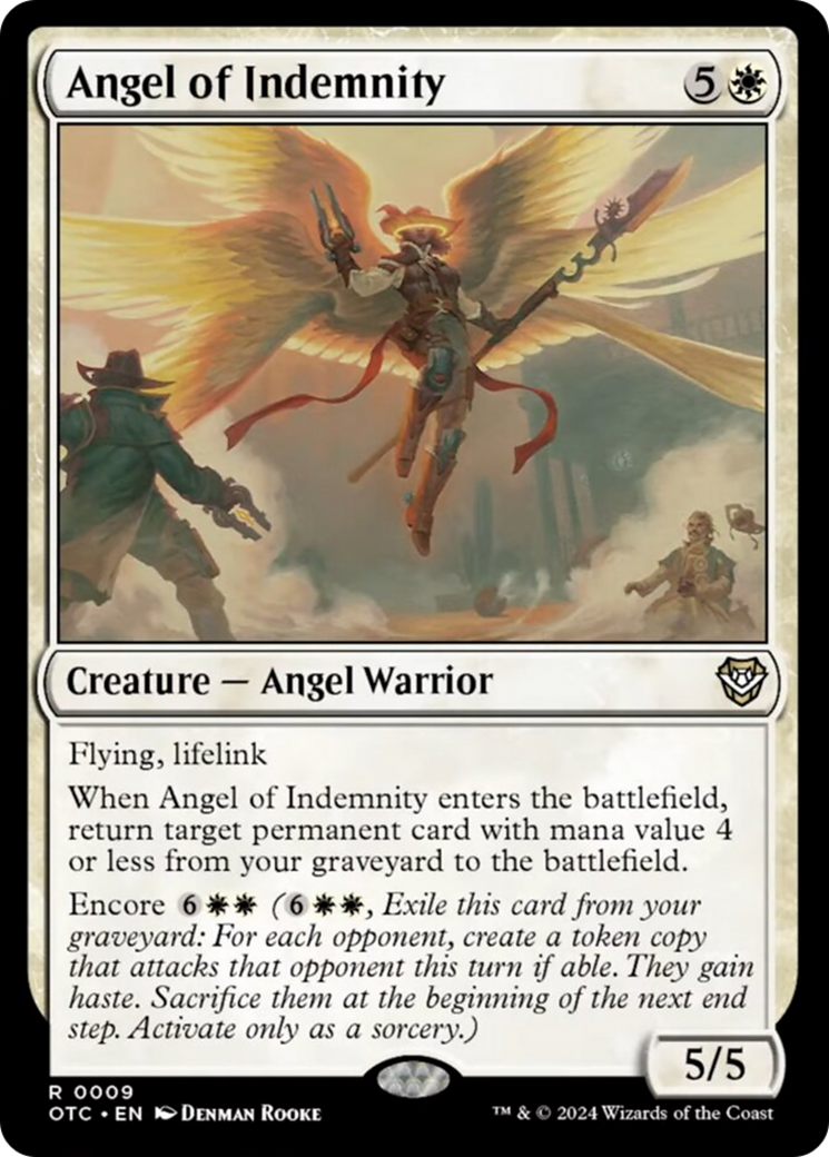 Angel of Indemnity [Outlaws of Thunder Junction Commander] | Fandemonia Ltd