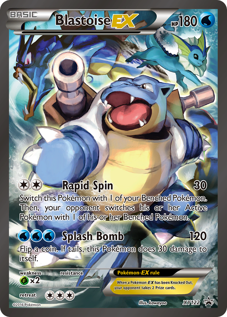 Blastoise EX (XY122) [XY: Black Star Promos] | Fandemonia Ltd