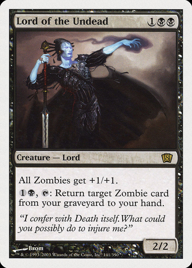 Lord of the Undead (8th Edition) [Oversize Cards] | Fandemonia Ltd