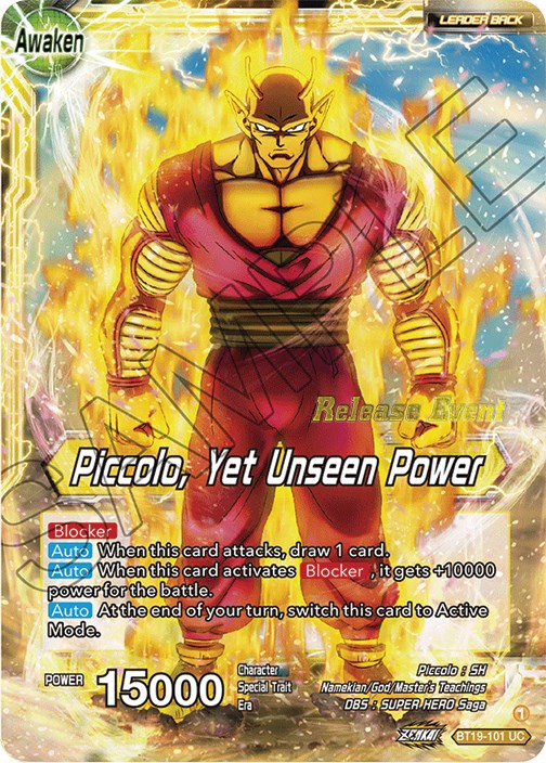 Piccolo // Piccolo, Yet Unseen Power (Fighter's Ambition Holiday Pack) (BT19-101) [Tournament Promotion Cards] | Fandemonia Ltd