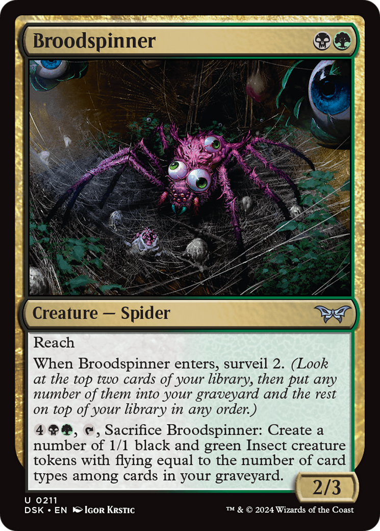 Broodspinner [Duskmourn: House of Horror] | Fandemonia Ltd