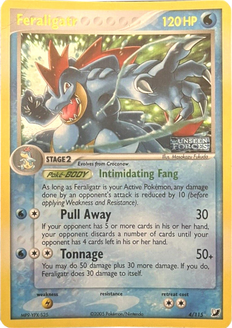 Feraligatr (4/115) (Stamped) [EX: Unseen Forces] | Fandemonia Ltd