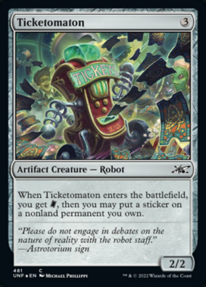 Ticketomaton (Galaxy Foil) [Unfinity] | Fandemonia Ltd