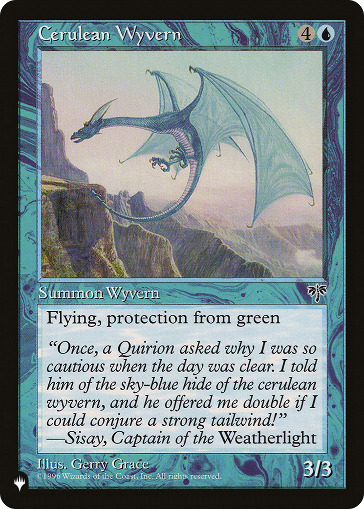 Cerulean Wyvern [The List Reprints] | Fandemonia Ltd