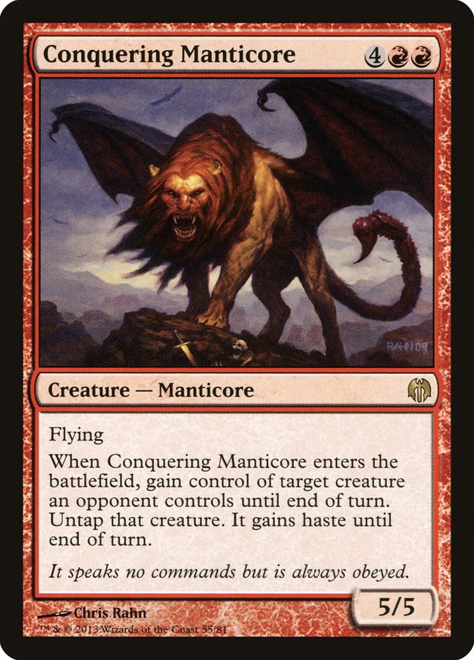 Conquering Manticore [Duel Decks: Heroes vs. Monsters] | Fandemonia Ltd