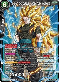 SS3 Gogeta, Martial Melee (Unison Warrior Series Tournament Pack Vol.3) (P-286) [Tournament Promotion Cards] | Fandemonia Ltd