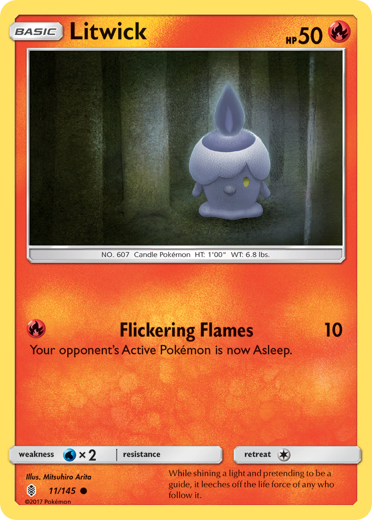 Litwick (11/145) [Sun & Moon: Guardians Rising] | Fandemonia Ltd