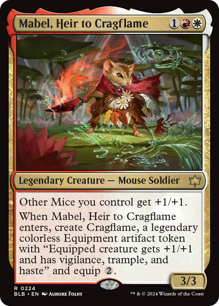 Mabel, Heir to Cragflame [Bloomburrow] | Fandemonia Ltd