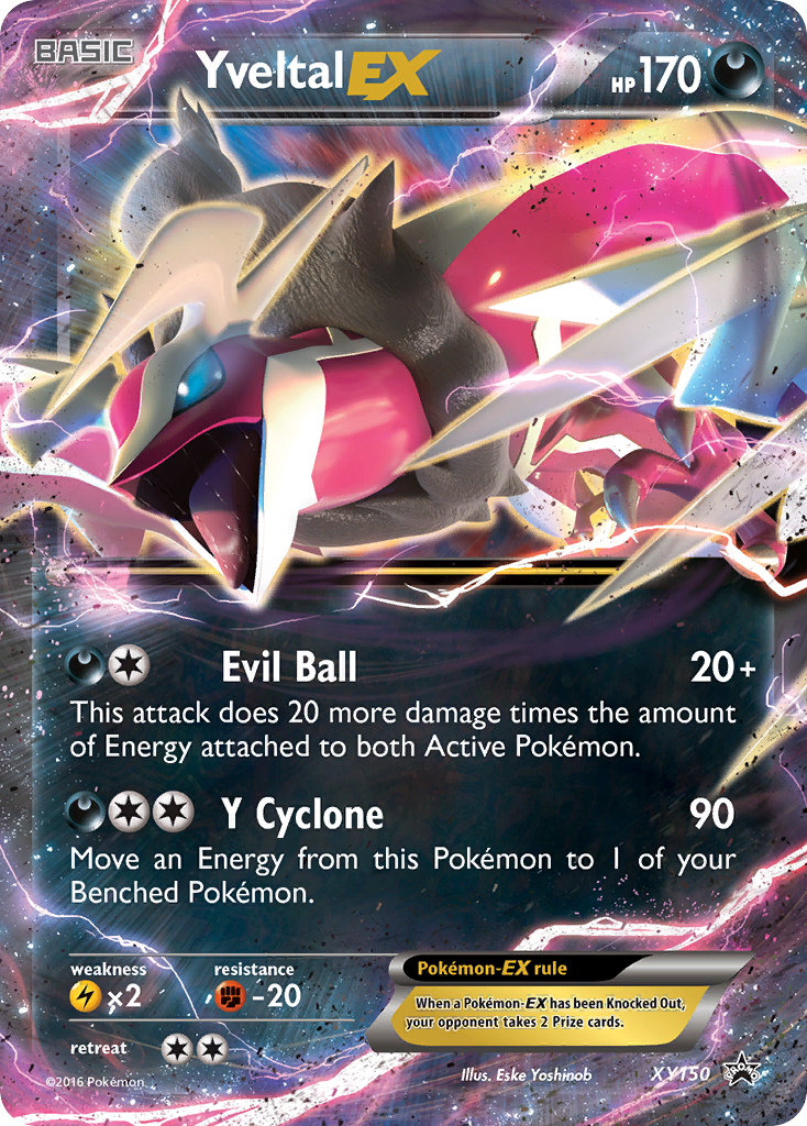 Yveltal EX (XY150) [XY: Black Star Promos] | Fandemonia Ltd