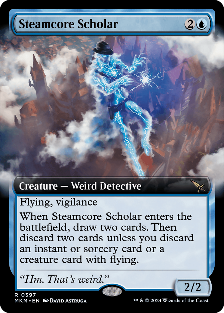 Steamcore Scholar (Extended Art) [Murders at Karlov Manor] | Fandemonia Ltd