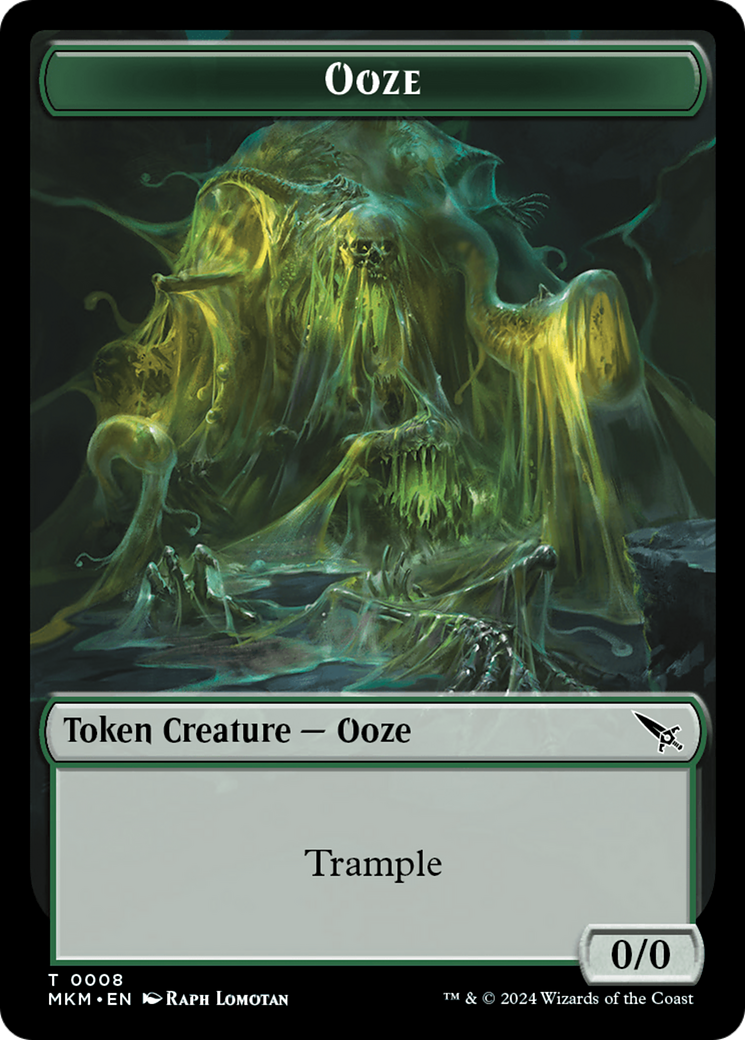 Thopter (0020) // Ooze Double-Sided Token [Murders at Karlov Manor Tokens] | Fandemonia Ltd