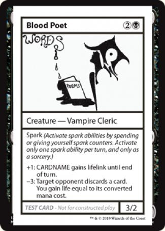 Blood Poet (2021 Edition) [Mystery Booster Playtest Cards] | Fandemonia Ltd