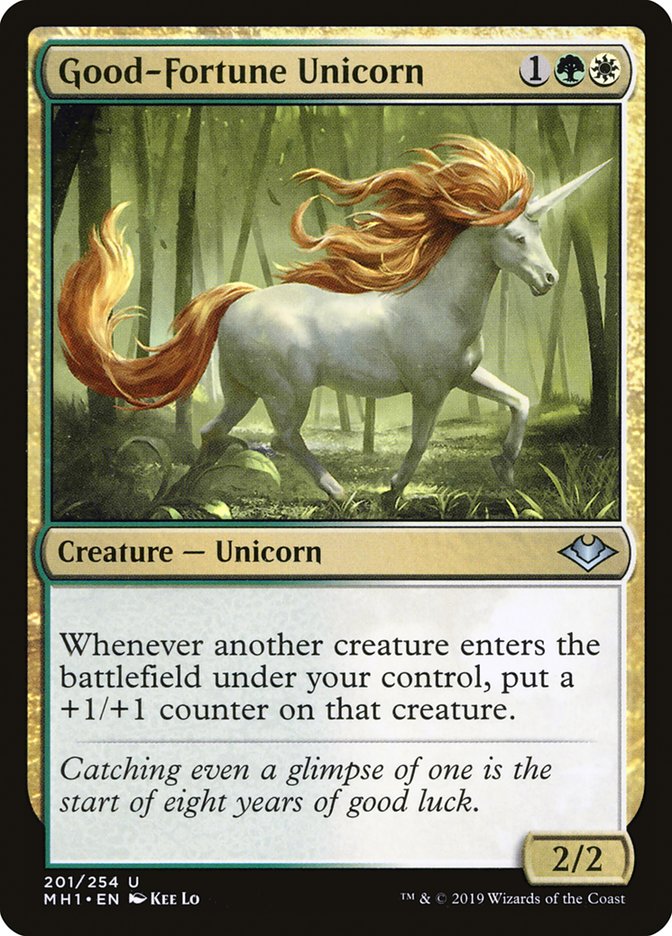 Good-Fortune Unicorn [Modern Horizons] | Fandemonia Ltd