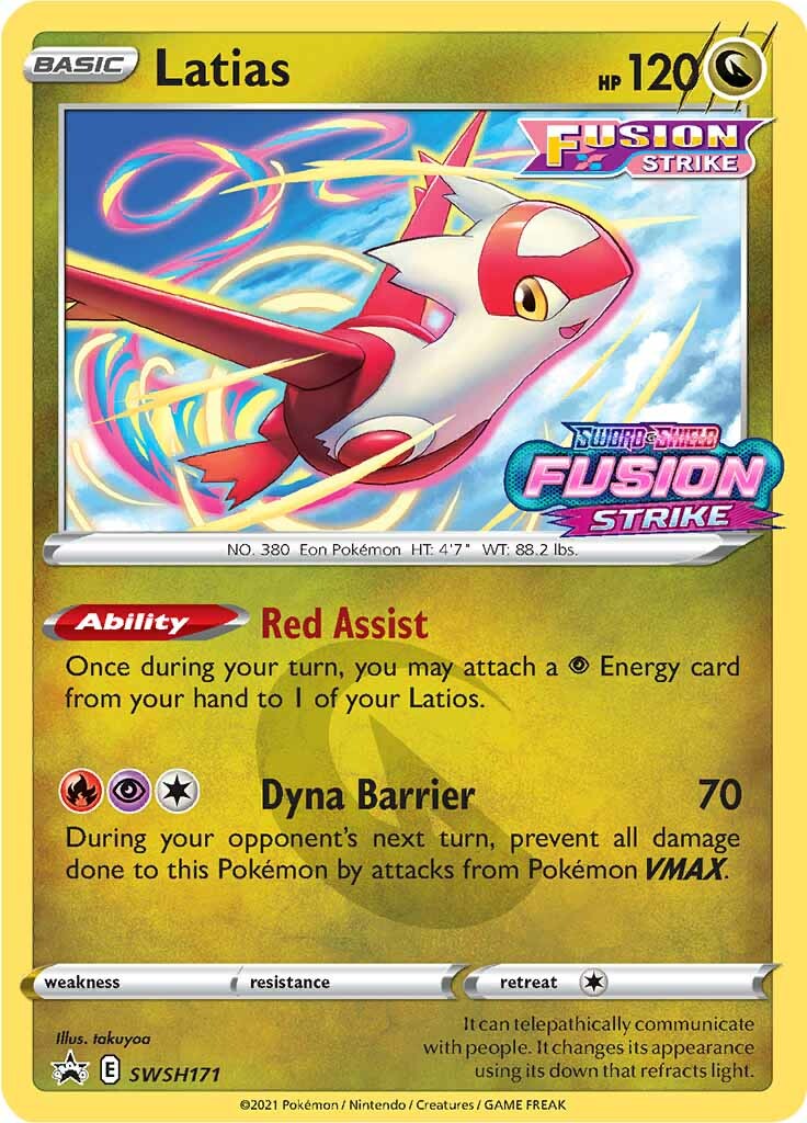 Latias (SWSH171) (Prerelease Promo) [Sword & Shield: Black Star Promos] | Fandemonia Ltd