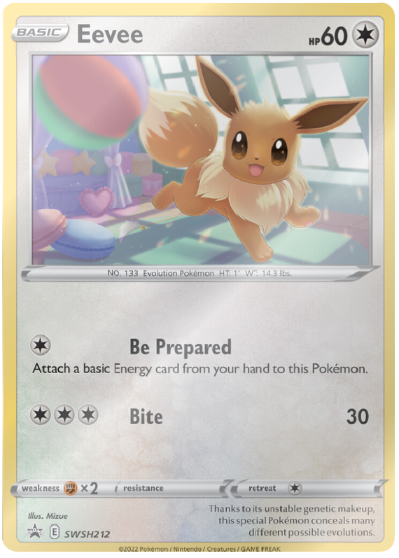 Eevee (SWSH212) [Sword & Shield: Black Star Promos] | Fandemonia Ltd