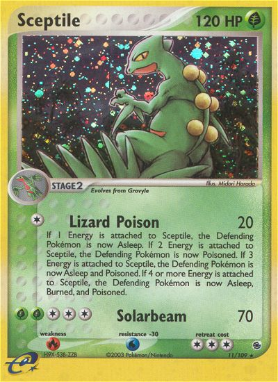 Sceptile (11/109) [EX: Ruby & Sapphire] | Fandemonia Ltd