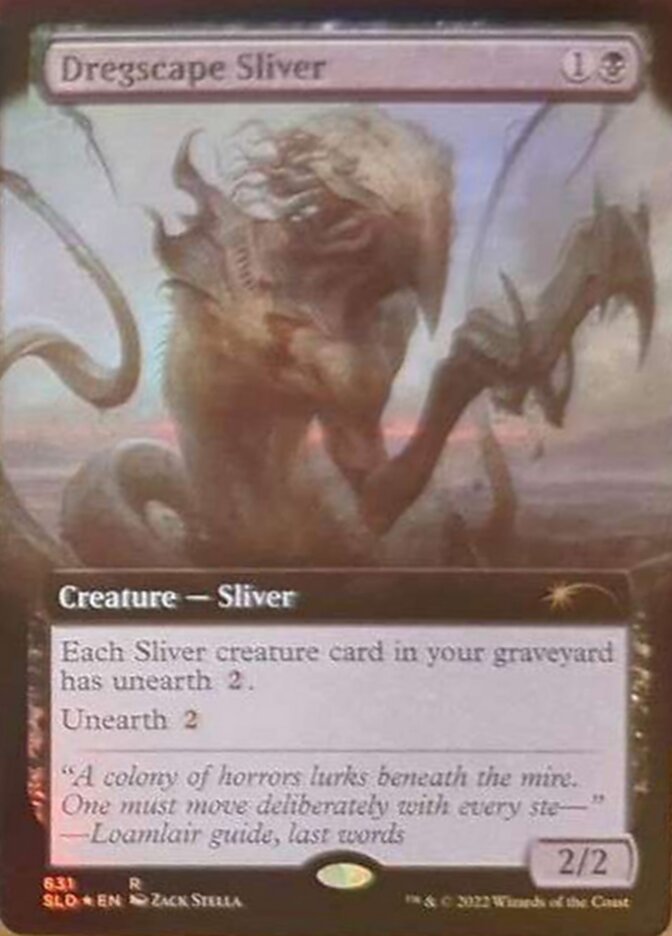 Dregscape Sliver (Extended Art) [Secret Lair Drop Promos] | Fandemonia Ltd