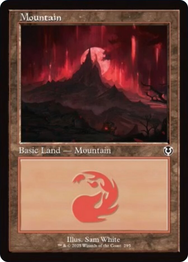 Mountain (295) (Retro Frame) [Innistrad Remastered] | Fandemonia Ltd