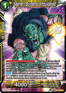 Saonel, Burdens Shouldered (BT17-102) [Ultimate Squad] | Fandemonia Ltd