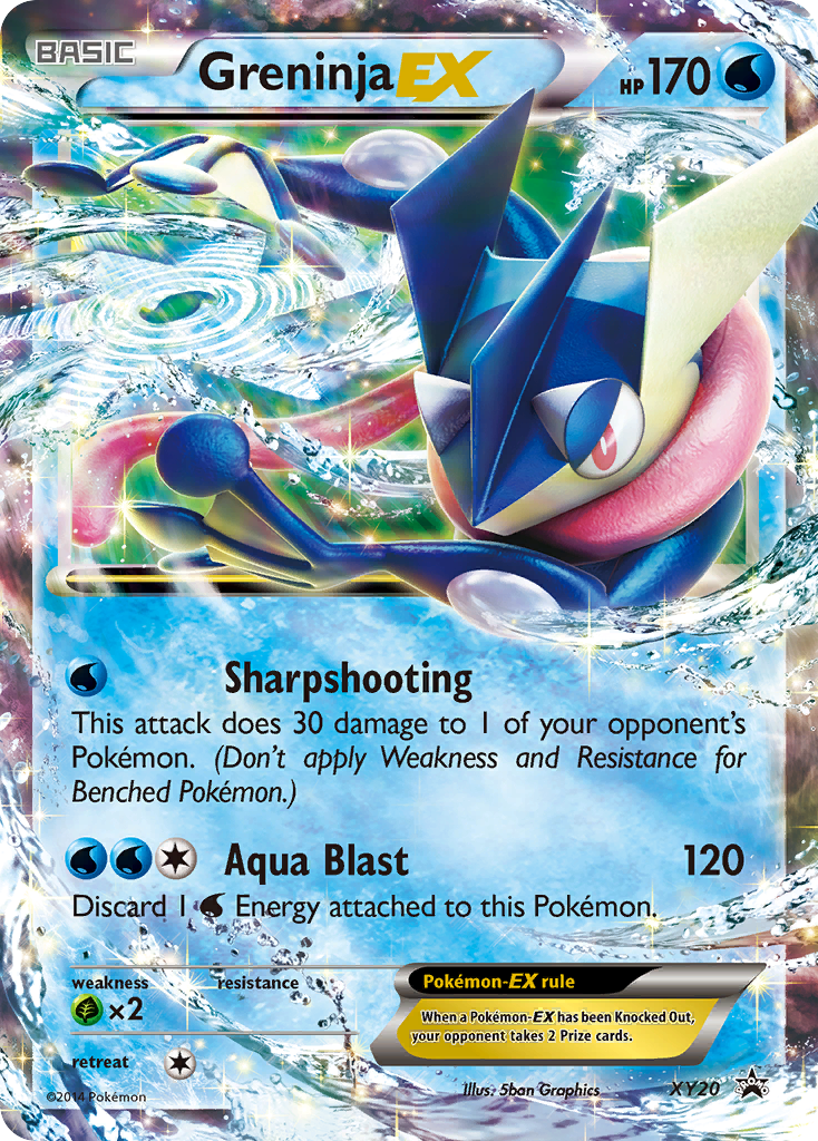 Greninja EX (XY20) [XY: Black Star Promos] | Fandemonia Ltd