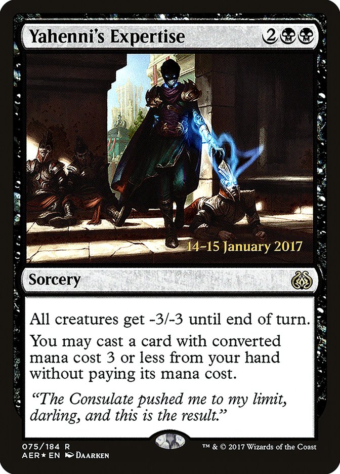 Yahenni's Expertise [Aether Revolt Prerelease Promos] | Fandemonia Ltd