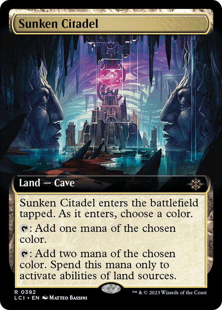 Sunken Citadel (Extended Art) [The Lost Caverns of Ixalan] | Fandemonia Ltd