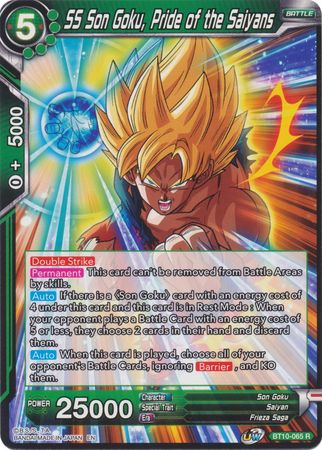 SS Son Goku, Pride of the Saiyans (BT10-065) [Rise of the Unison Warrior 2nd Edition] | Fandemonia Ltd